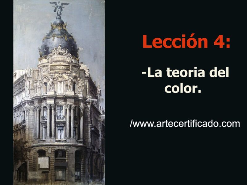 Lección 4 del curso de pintura técnica mixta: teoría del color, armonías y contraste.