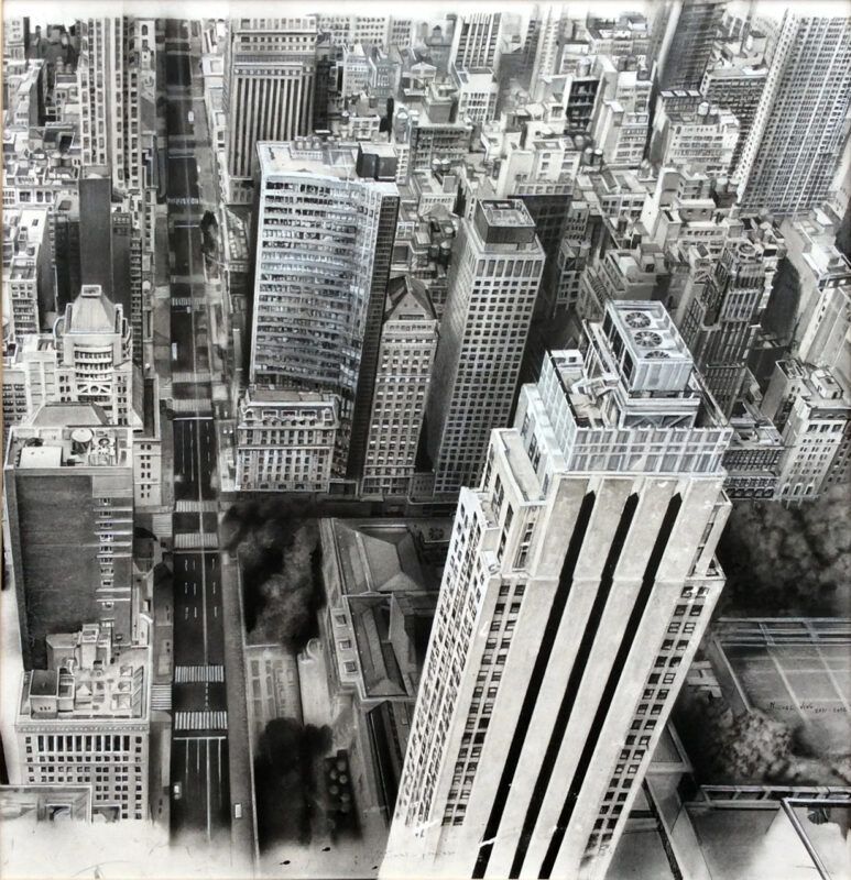 Fotografía Principal de la Obra: New-York-desde-el-cielo_64x62-cm